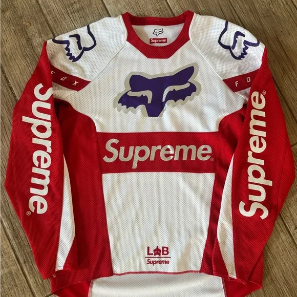 Supreme Red and Purple Jersey